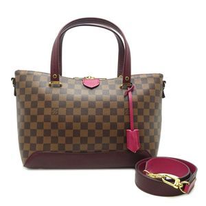 Louis Vuitton Hyde Park Handbag Damier Ebene Fuchsia
